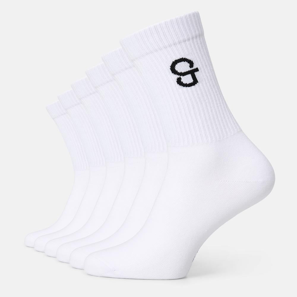 High Iconic (white) - 39-42 / 6-pack - SOLIT socks