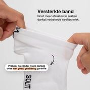 Strumpor som aldrig glider ner (vit)